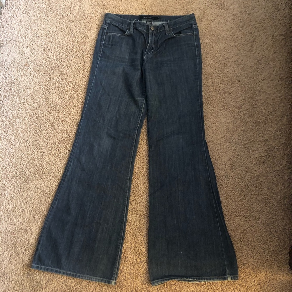 Calvin Klein Wide Leg Jeans - Sz 8. High Waist